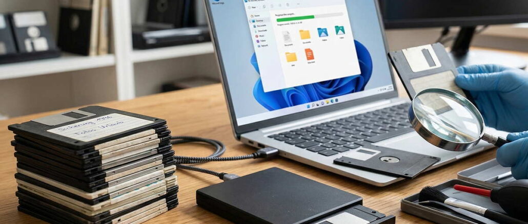 Datenrettung 3,5 Zoll Disketten unter Windows 11 1