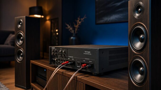 80-Watt-Lautsprecher an 100-Watt-Verstärker