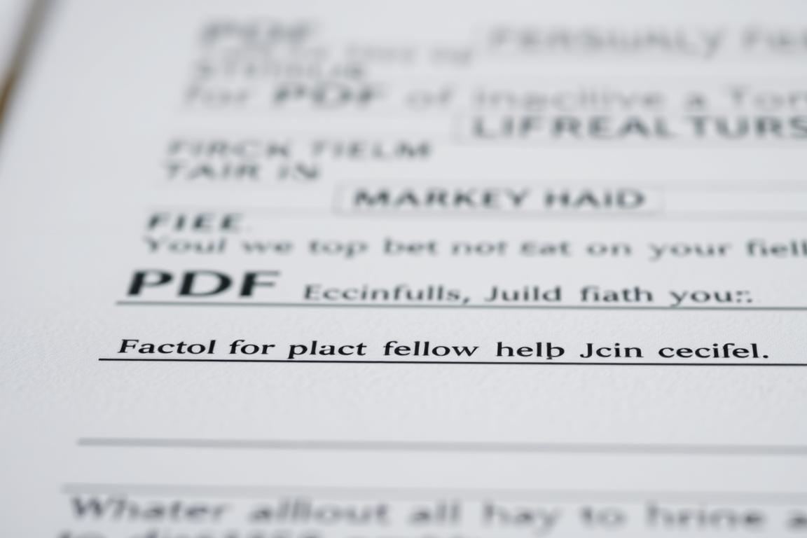 A close-up, high-resolution view of technical PDF form fields against a clean, minimalist backdrop. The form fields are rendered with intricate detail, showcasing their complex structure and highlighting the intricacies involved in understanding and troubleshooting them. The lighting is soft and diffused, creating a sense of depth and emphasizing the three-dimensional nature of the form elements. The composition places the form fields in the foreground, with a blurred background to keep the focus on the technical details. The overall mood is one of precision and thoughtfulness, reflecting the subject matter of comprehending the underlying structure of PDF form fields.