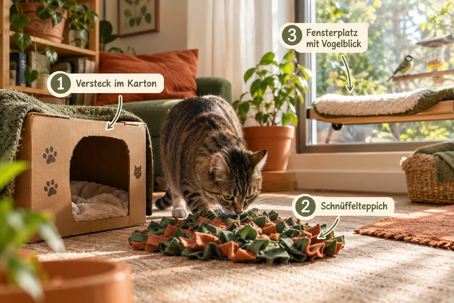 Die besten Beschäftigungsideen für Katzen 2 Beschäftigung für Indoor-Katzen
