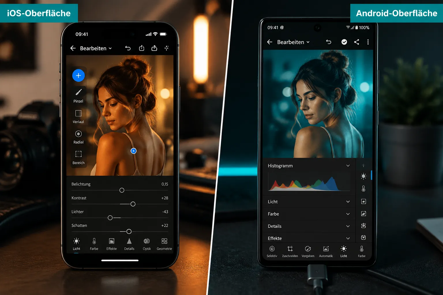 Die besten Foto-Apps 2026 im Vergleich 2 Beste Foto-App für iPhone vs. Android: Gibt es wirklich Unterschiede?