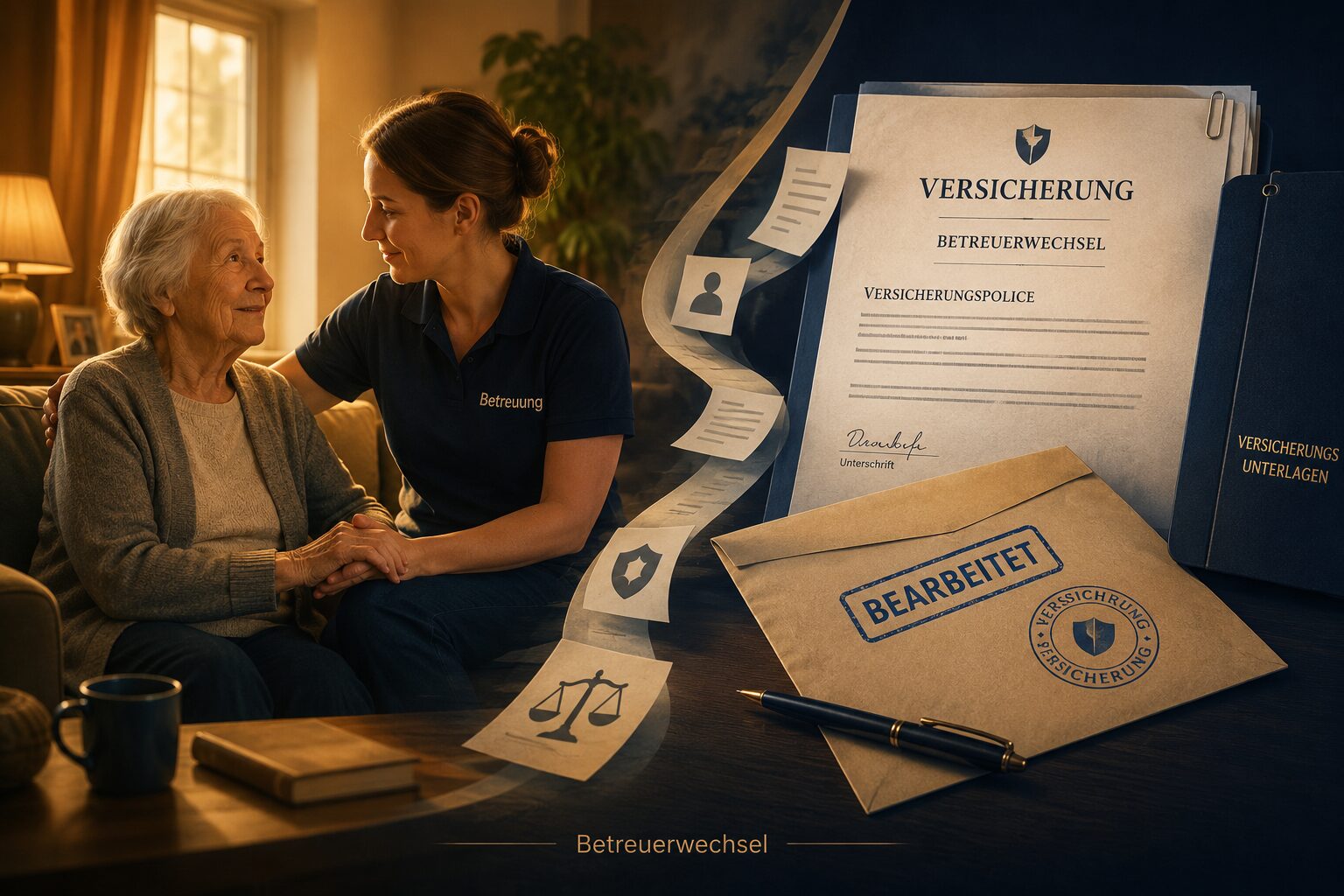 Betreuerwechsel Versicherung-Vorlage: Word oder PDF?