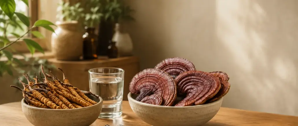 Cordyceps und Reishi zusammen einnehmen