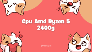 Cpu Amd Ryzen 5 2400g