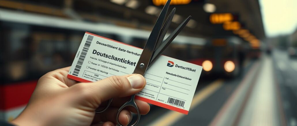 Deutschlandticket kündigen