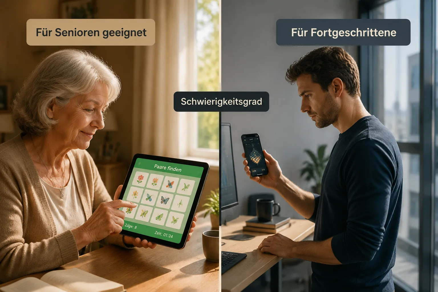 Die beste Gehirnjogging-App für Senioren
