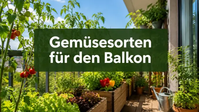 Die besten Gemüsesorten für den Balkon