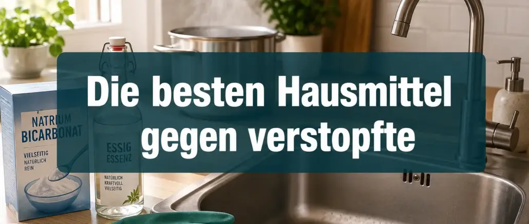 Die-besten-Hausmittel-gegen-verstopfte-Abfluesse Die besten Hausmittel gegen verstopfte Abflüsse