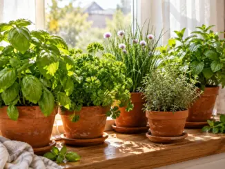 Die besten Kräuter für die Fensterbank