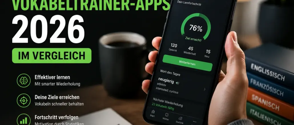 Die besten Vokabeltrainer-Apps 2026 im Vergleich