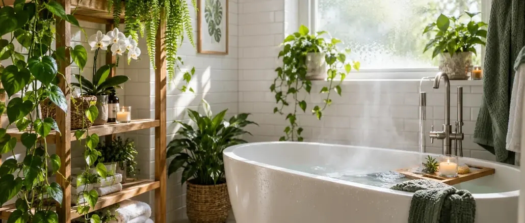 Die besten Zimmerpflanzen fürs Badezimmer
