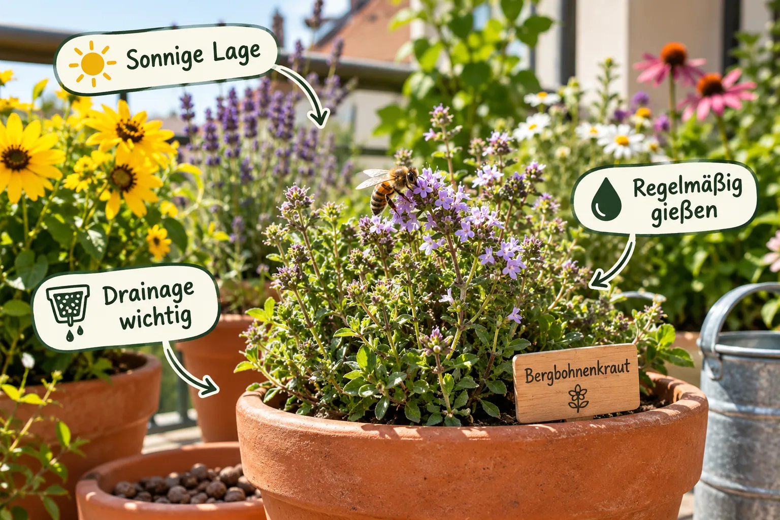 Die besten bienenfreundlichen Blumen für Anfänger