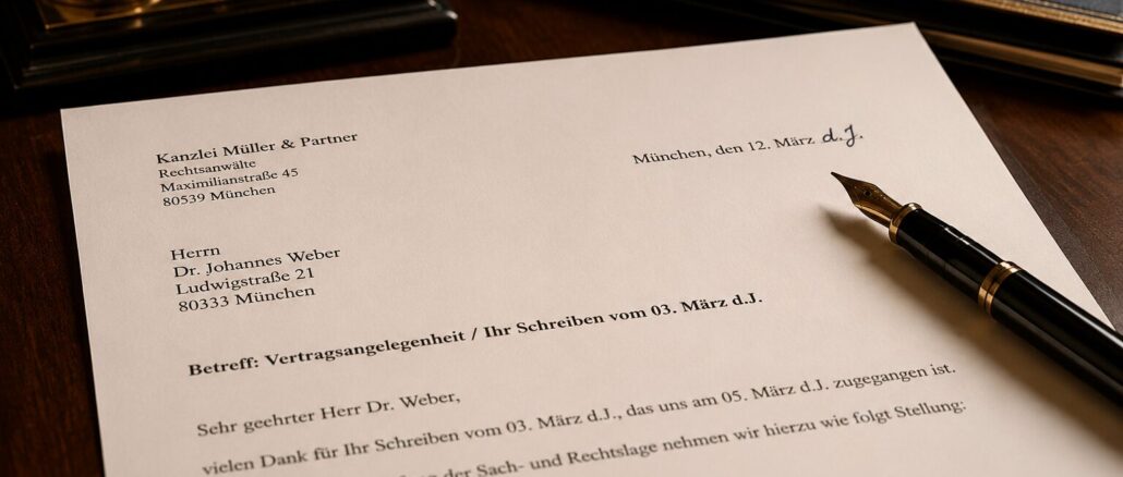 Dieses Jahres: Abkürzung