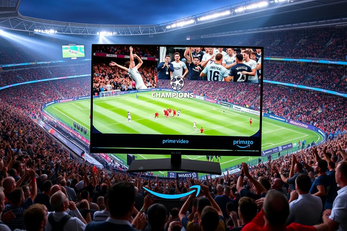 Ein Bild von einem Champions League-Spiel auf Prime Video Ein Bild von einem Champions League-Spiel auf Prime Video