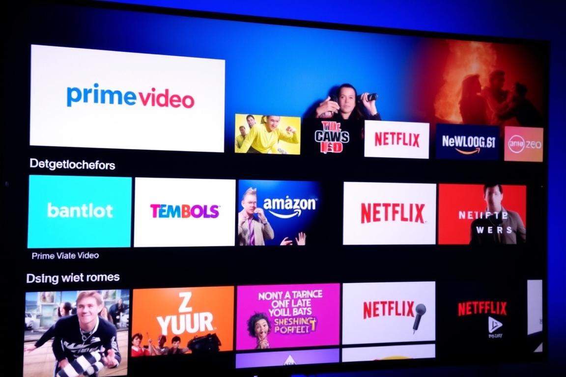 Ein Bild von verschiedenen Prime Video Channels auf einem Bildschirm Ein Bild von verschiedenen Prime Video Channels auf einem Bildschirm