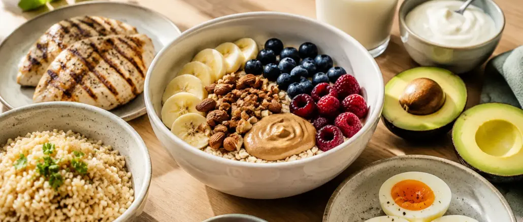 Ernährungsplan zum Zunehmen: 3000 kcal