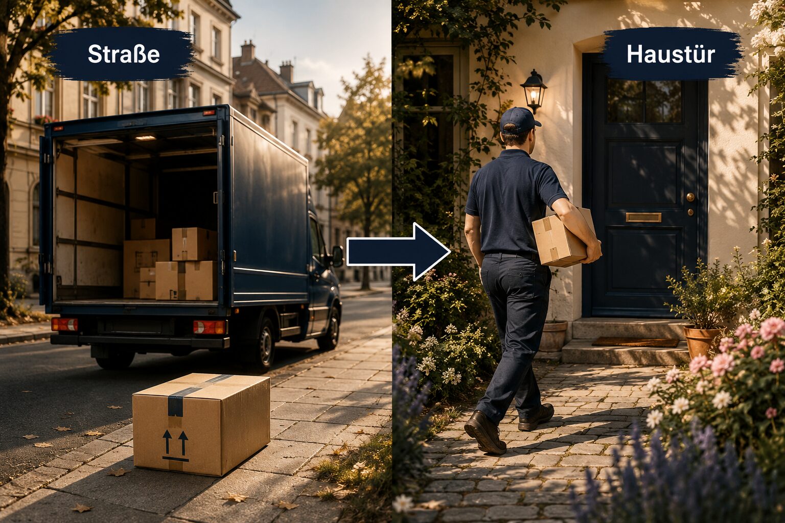 Frei-Haus-Lieferung: Bis wohin? 1 Frei-Haus-Lieferung: Bis wohin genau, Haustür oder Straße?