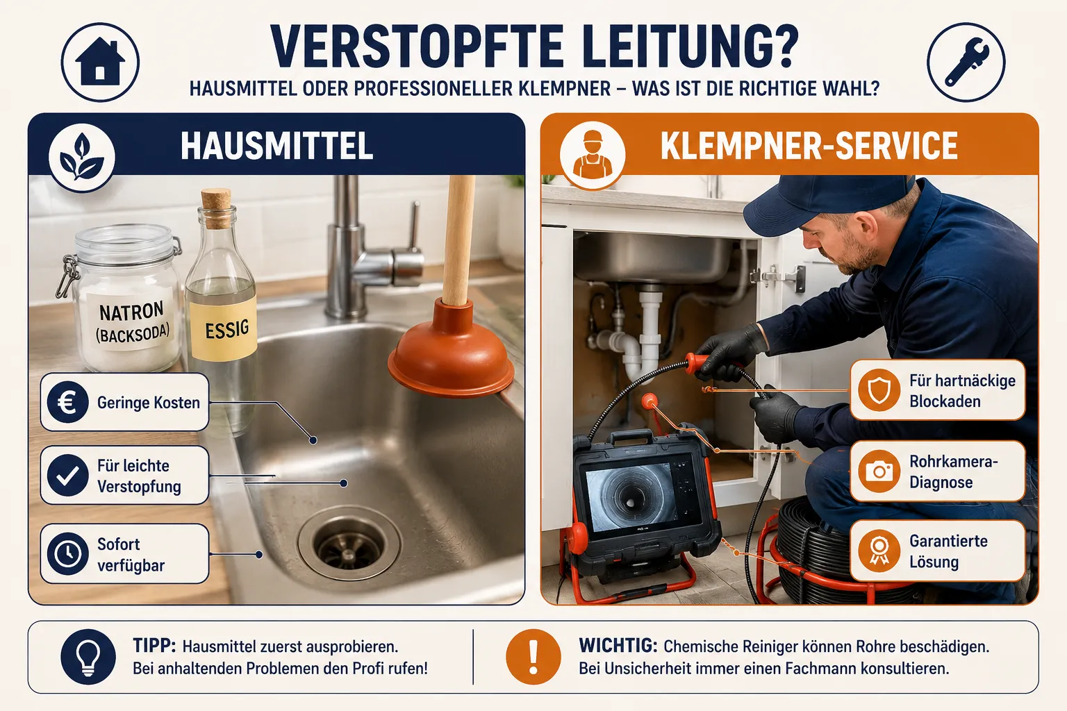 Die besten Hausmittel gegen verstopfte Abflüsse 3 Funktionieren Hausmittel bei fetten Verstopfungen