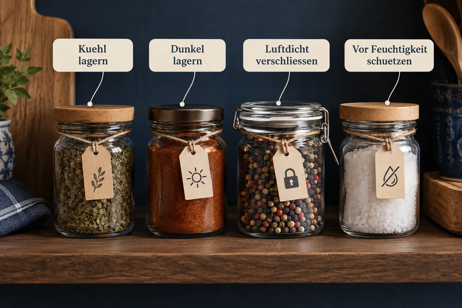 Die besten Gewürze für die gesunde Küche 2 Gewürze richtig lagern: Wie bleiben sie am längsten frisch?