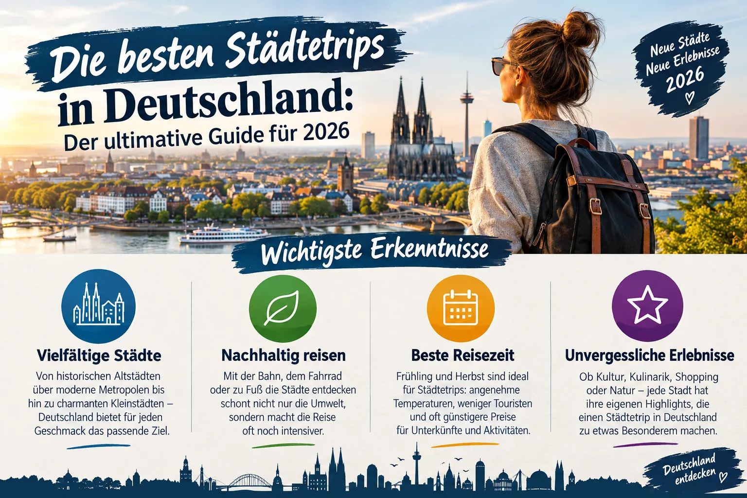 Die besten Städtetrips in Deutschland 2 Günstige Städtetrips in Deutschland: Alternativen zu Berlin