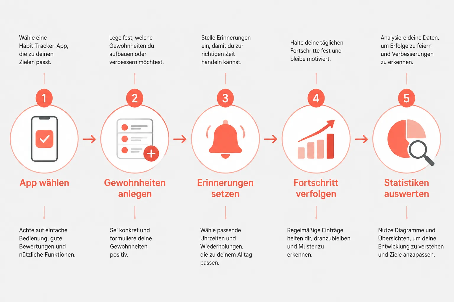 Die besten Habit-Tracker-Apps 2026 im Vergleich 2 Habit Tracker vs. Kalender-App: Was ist der Unterschied?
