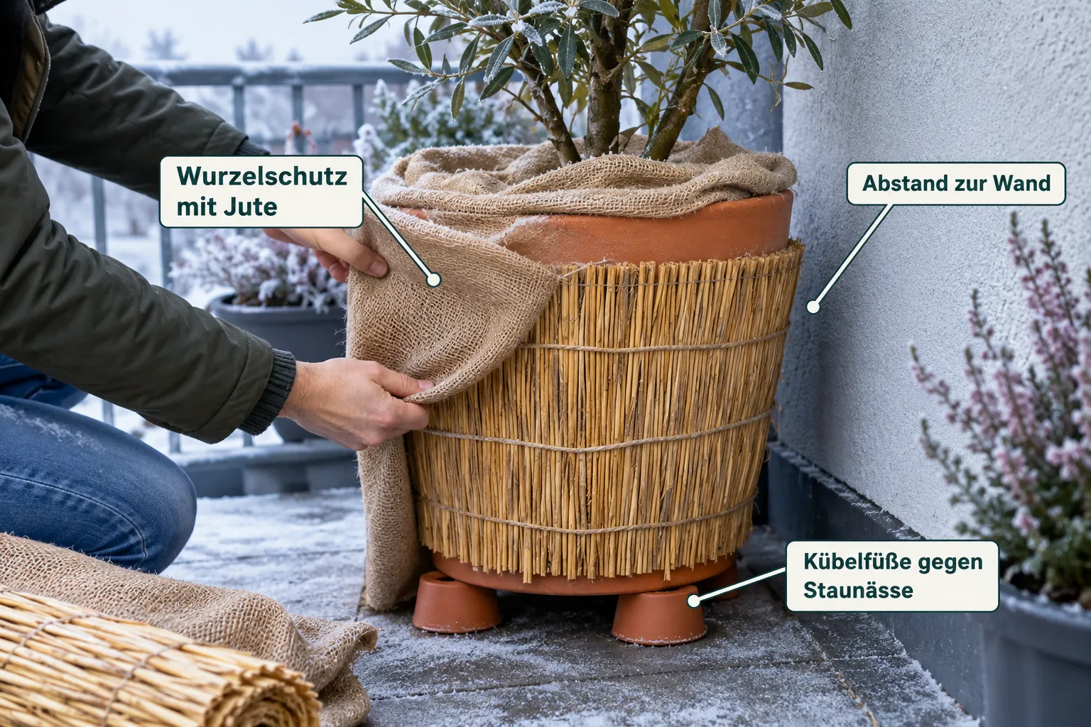 Häufige Fehler bei winterharten Kübelpflanzen vermeiden