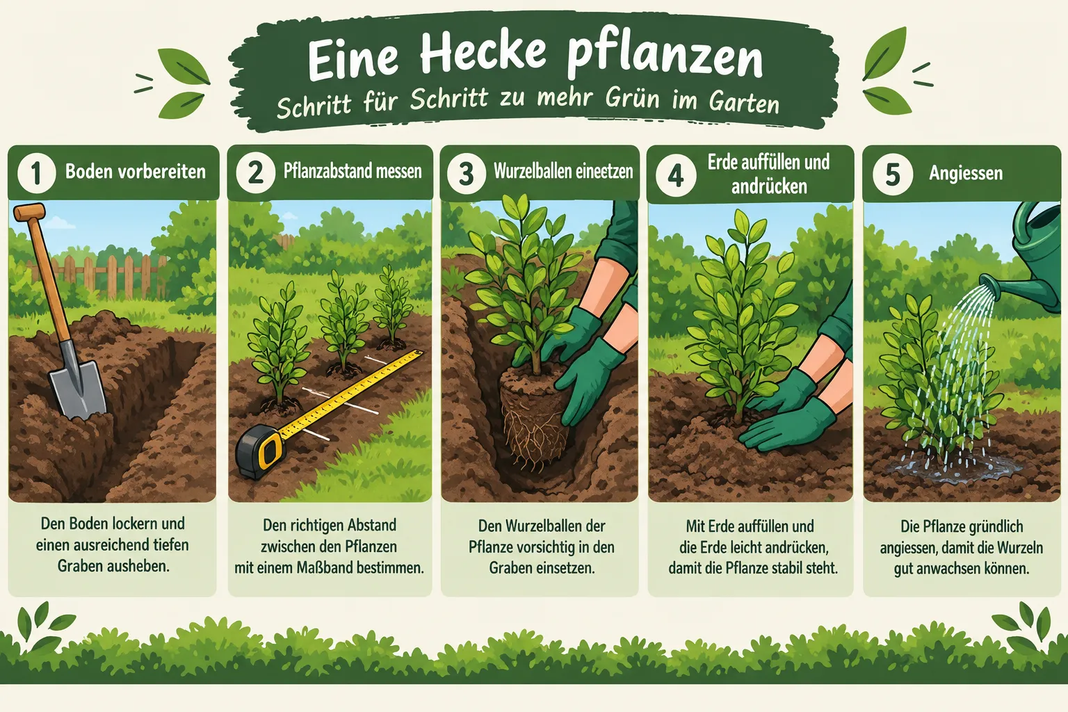 Heckenpflanzen schneiden: Wie oft und wie geht's?