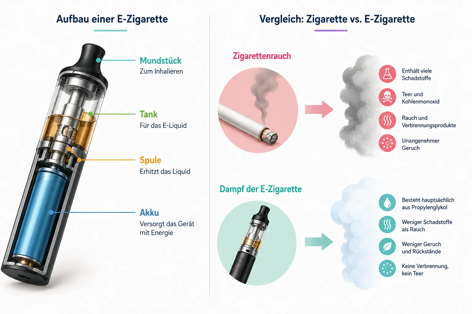 Der große Vape-Guide 2026: Alles über Geräte, Liquids und Zubehör 1 Key Takeaways