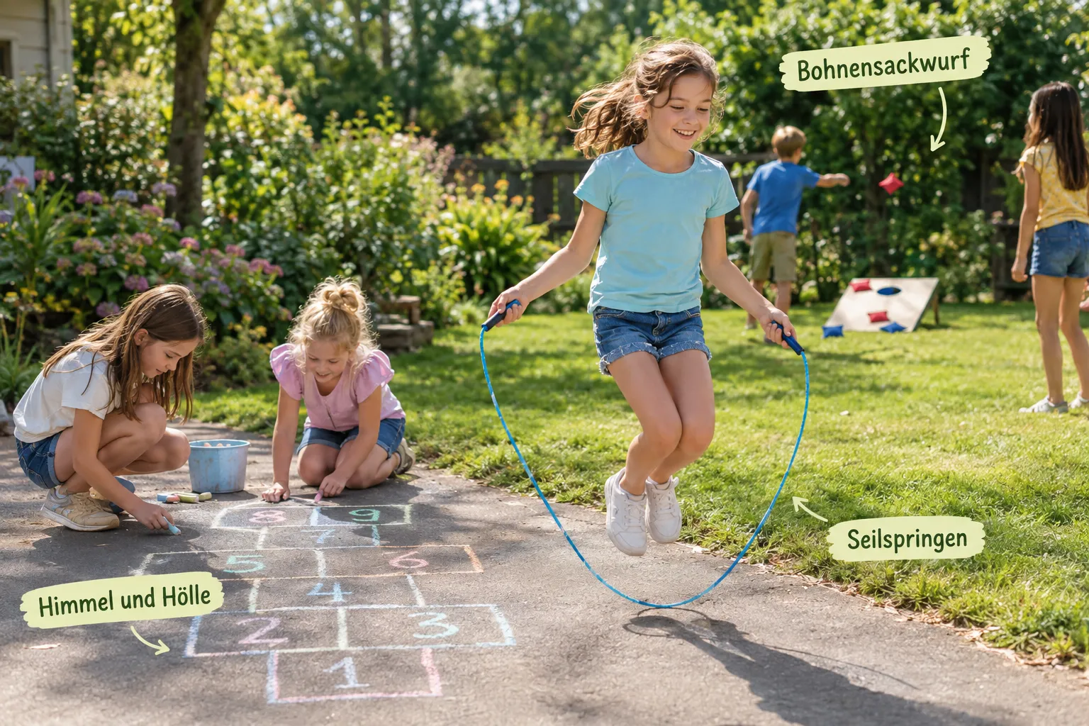Die besten Kinderspiele 2 Kinderspiele ohne Bildschirm für draußen