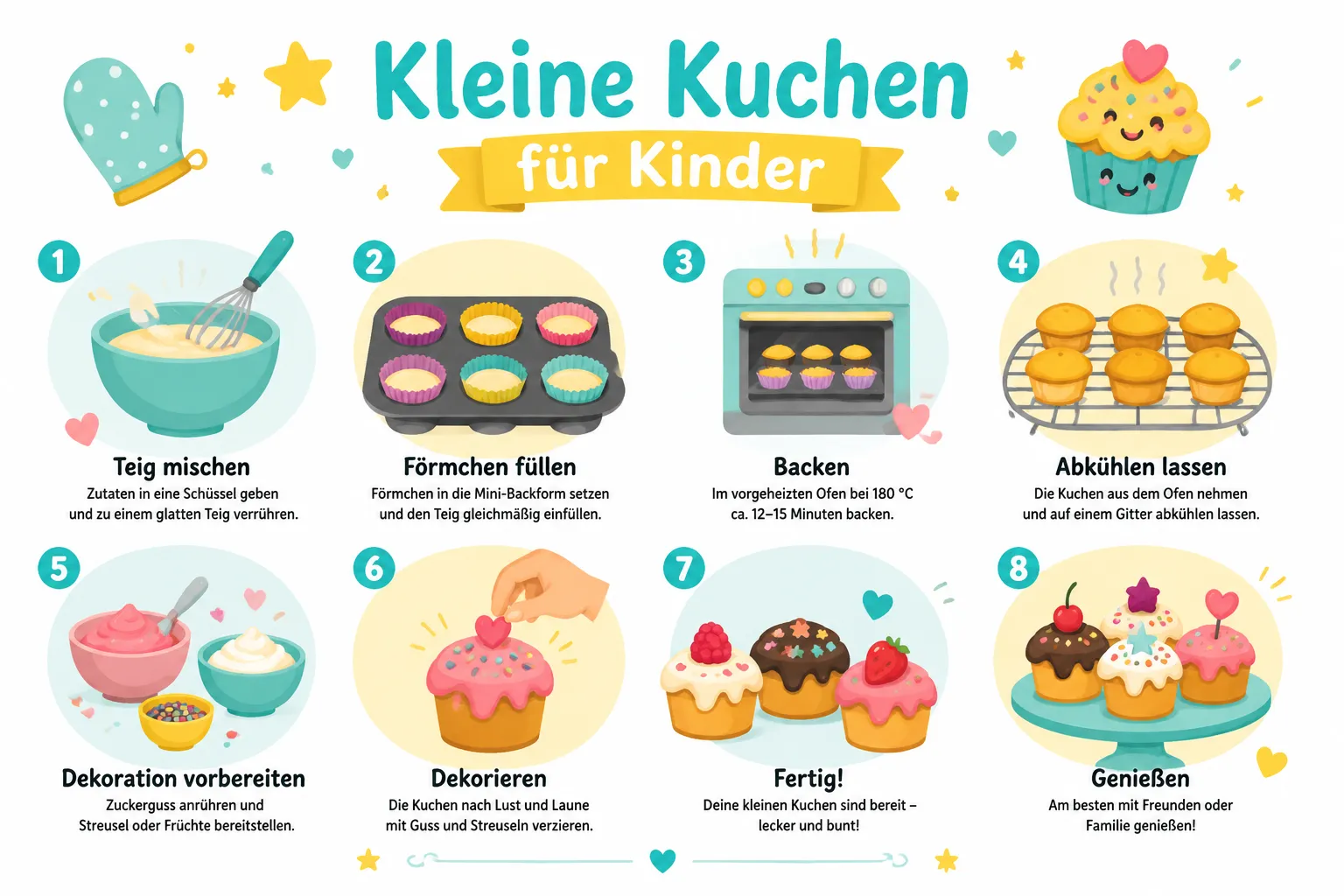 Kleine Kuchen Rezepte: Einfach für Anfänger