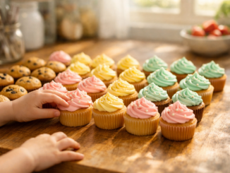 Kleine Kuchen für Kinder