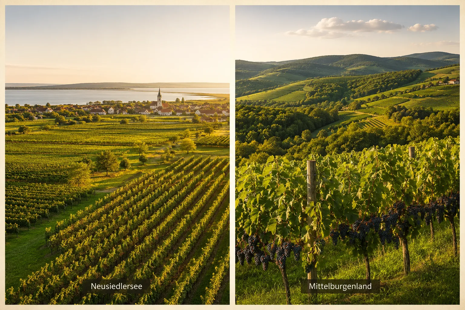 Klima und Böden der Weinregionen im Burgenland