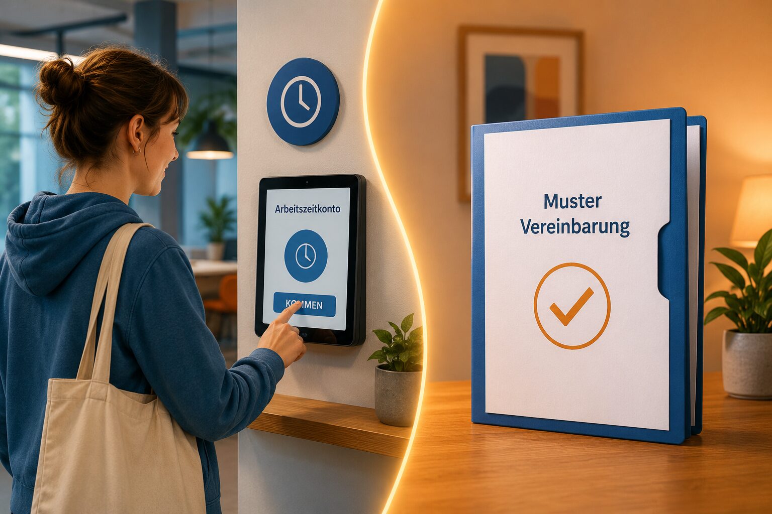 Kostenloses Muster: Vorlage für die Vereinbarung Arbeitszeitkonto Minijob