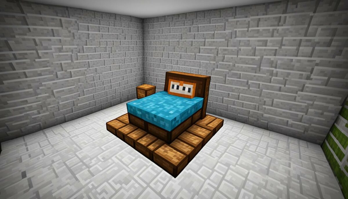 Minecraft Bett bauen