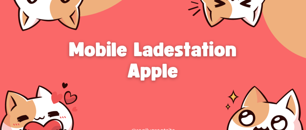 Mobile Ladestation Apple