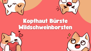 Kopfhaut Bürste Wildschweinborsten