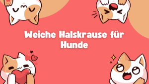 Weiche Halskrause für Hunde