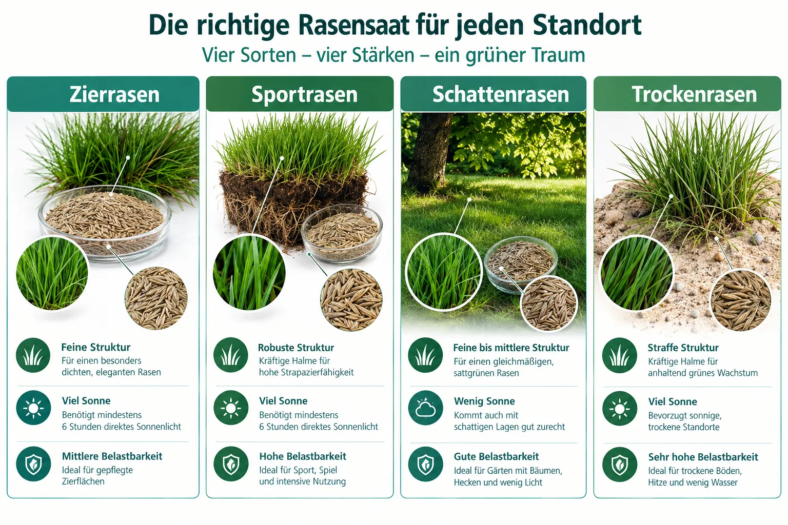 Die besten Rasensamen 2 Rasensamen bio oder konventionell, was ist besser?