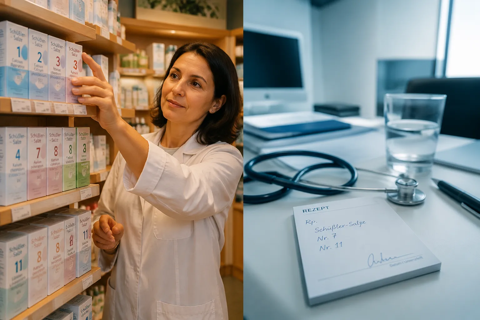 Schüßler-Salze vs. konventionelle Medizin bei Magenschmerzen