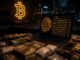 Shiny Flakes Bitcoins