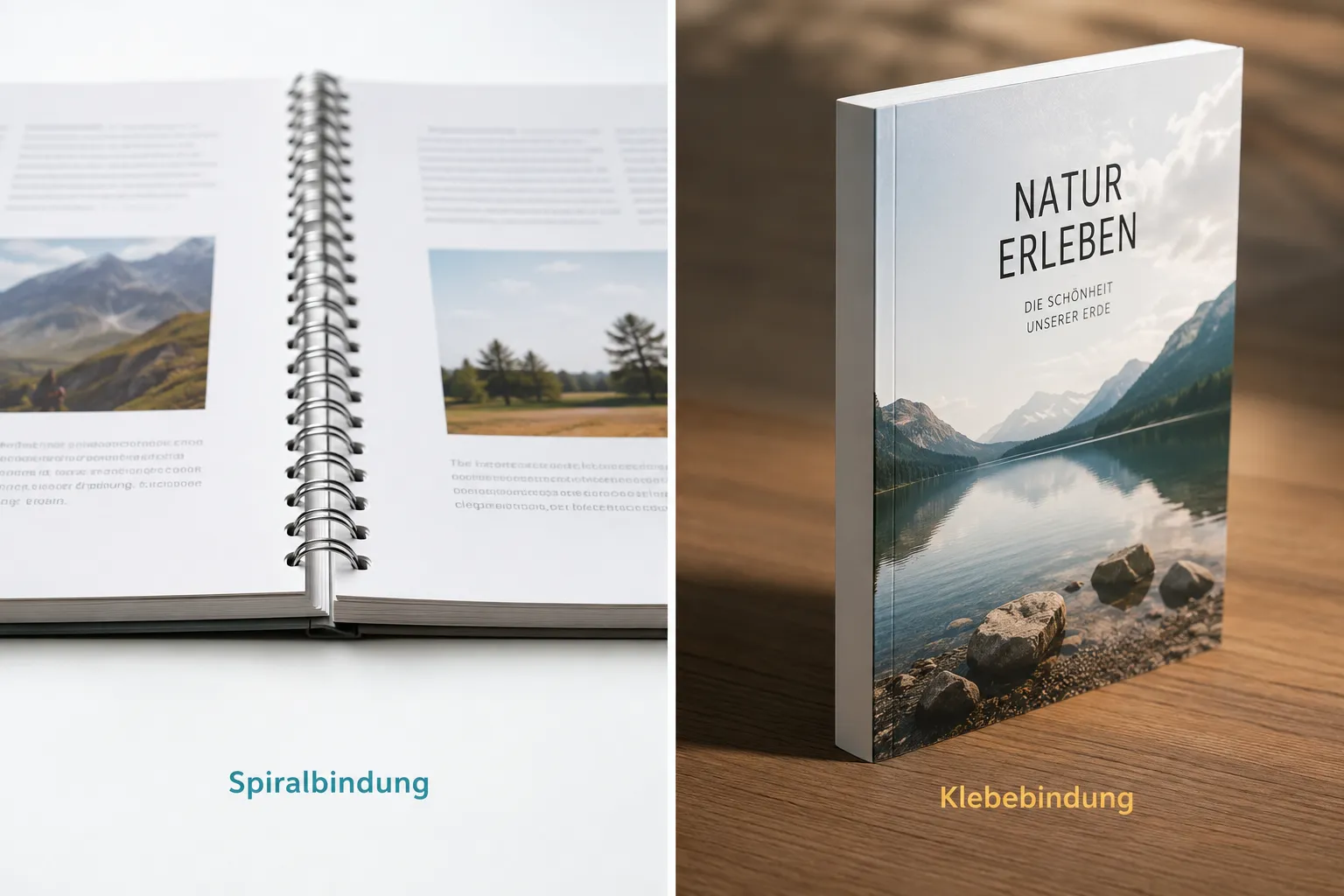 Spiralbindung vs. Klebebindung: Welche ist besser?