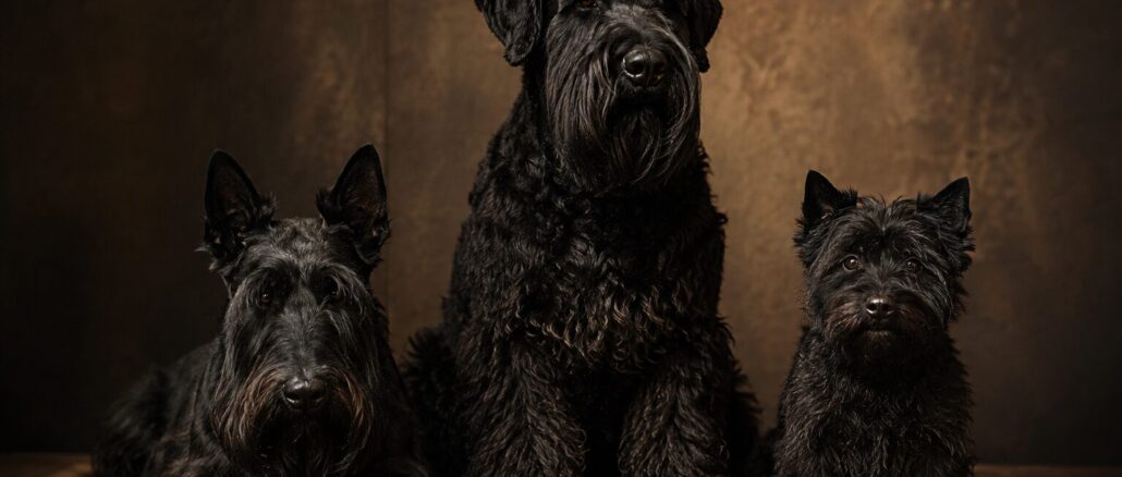 Terrier-Rassen: schwarz