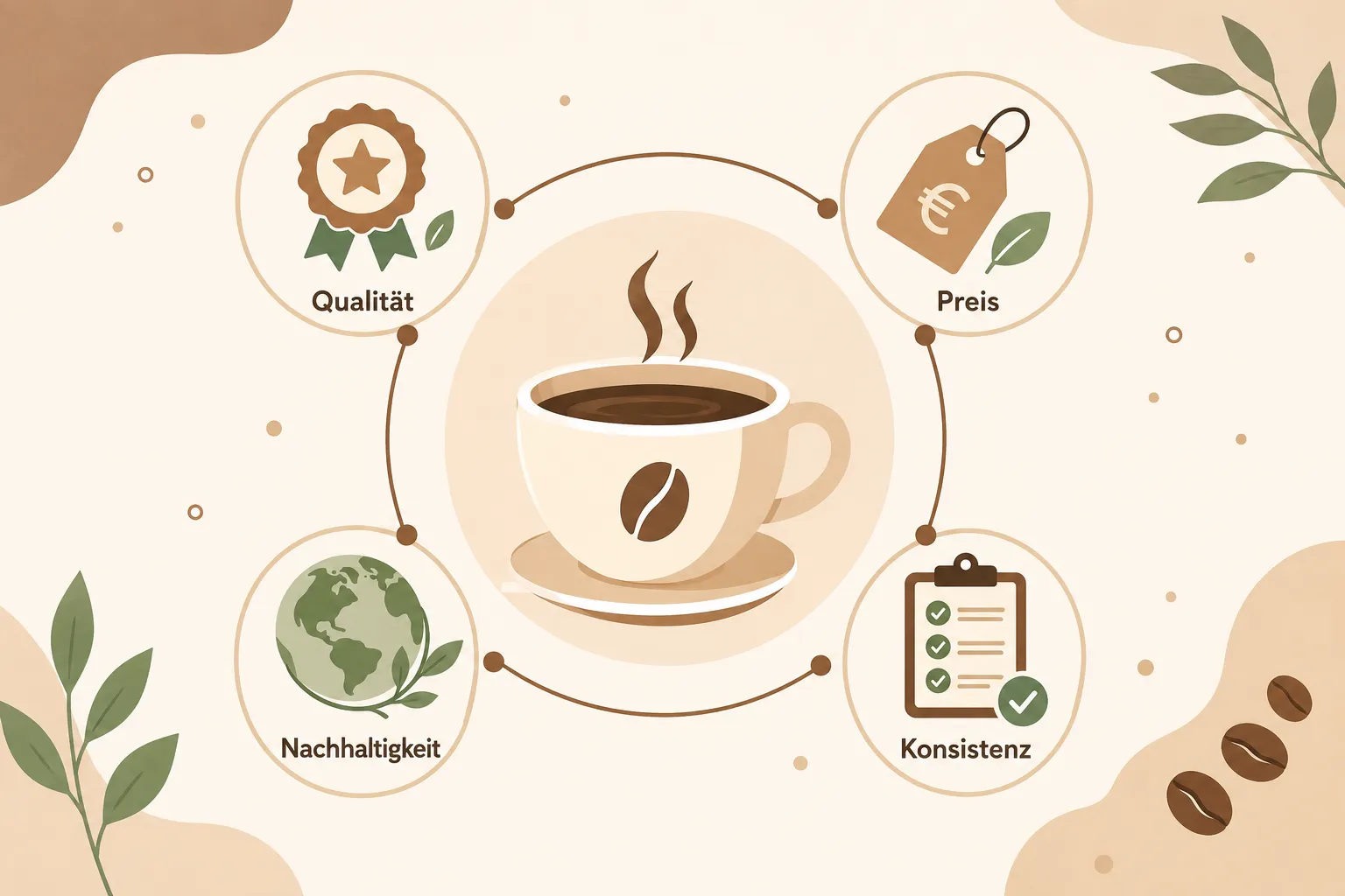 Unterschied zwischen Kaffeemarken für die Gastronomie und normalen Kaffeebohnen