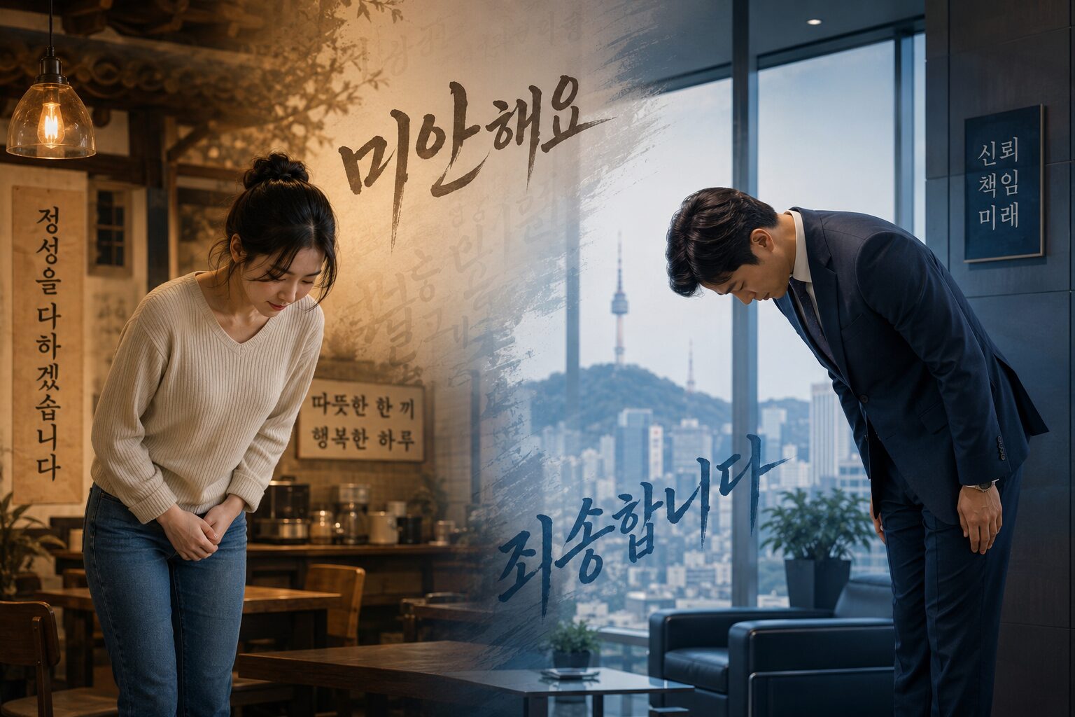 „Entschuldigung“ auf Koreanisch 1 Wann du die informelle vs. formelle Entschuldigung verwendest