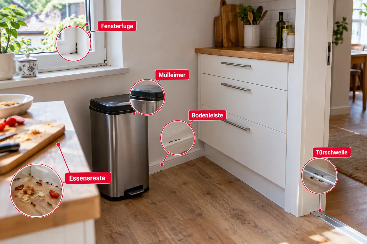 Was hilft wirklich gegen Ameisen in der Wohnung?