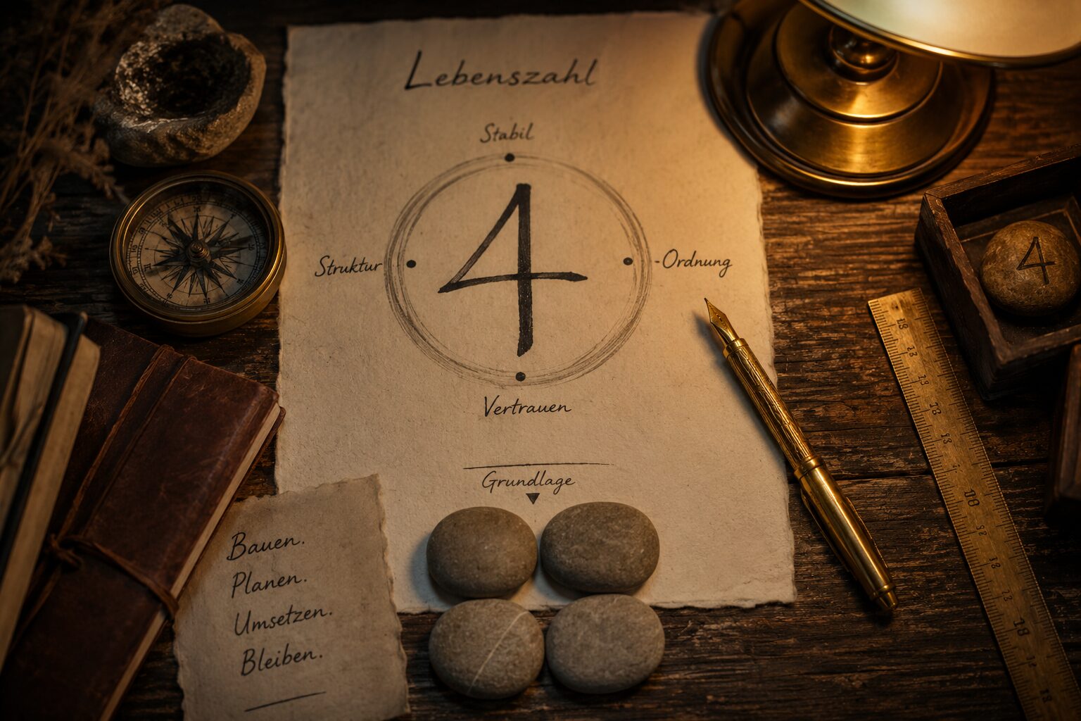 Lebenszahl 4: Bedeutung 1 Was ist Lebenszahl 4 in der Numerologie?