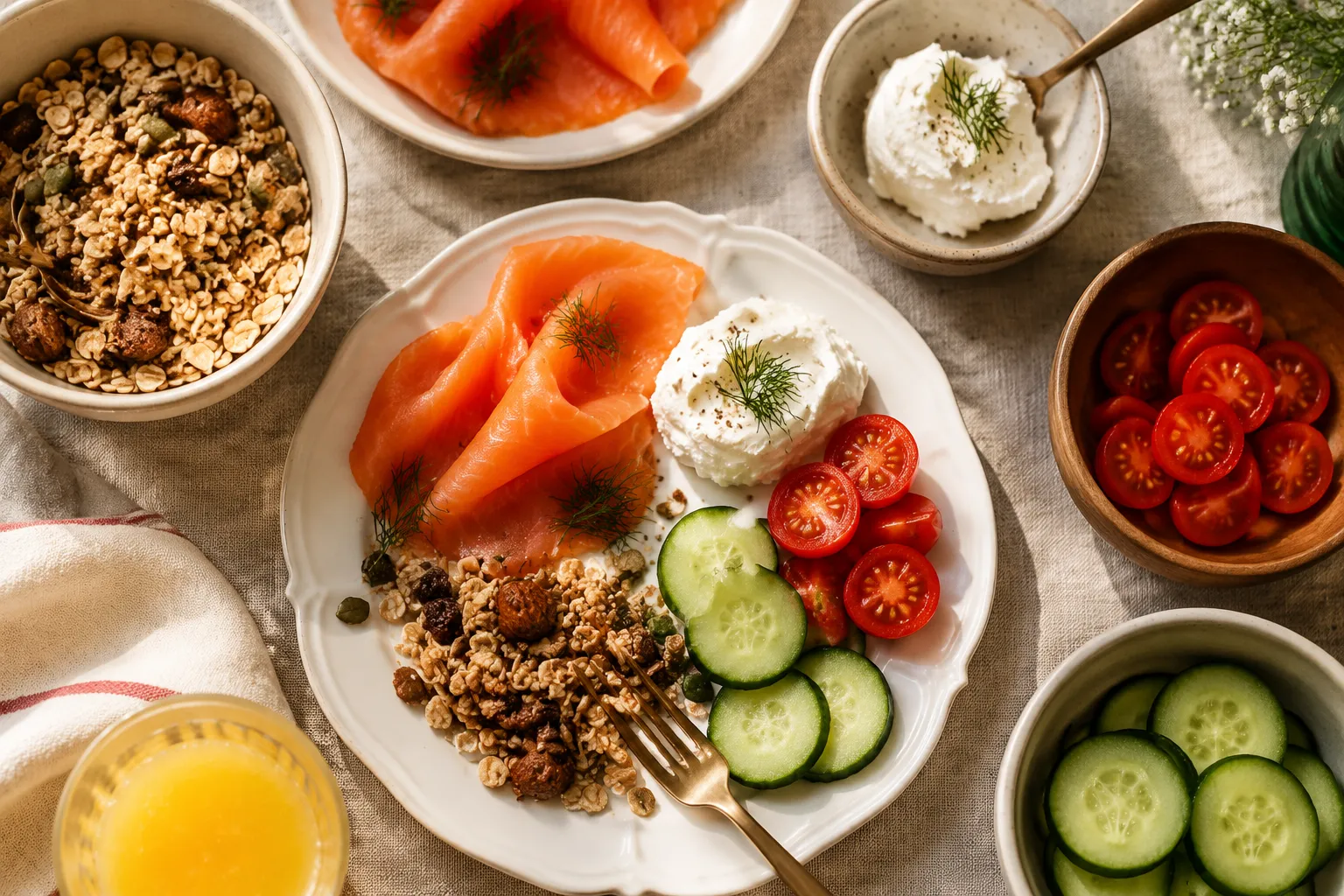 Was ist beim Kent Frühstücksbuffet enthalten?
