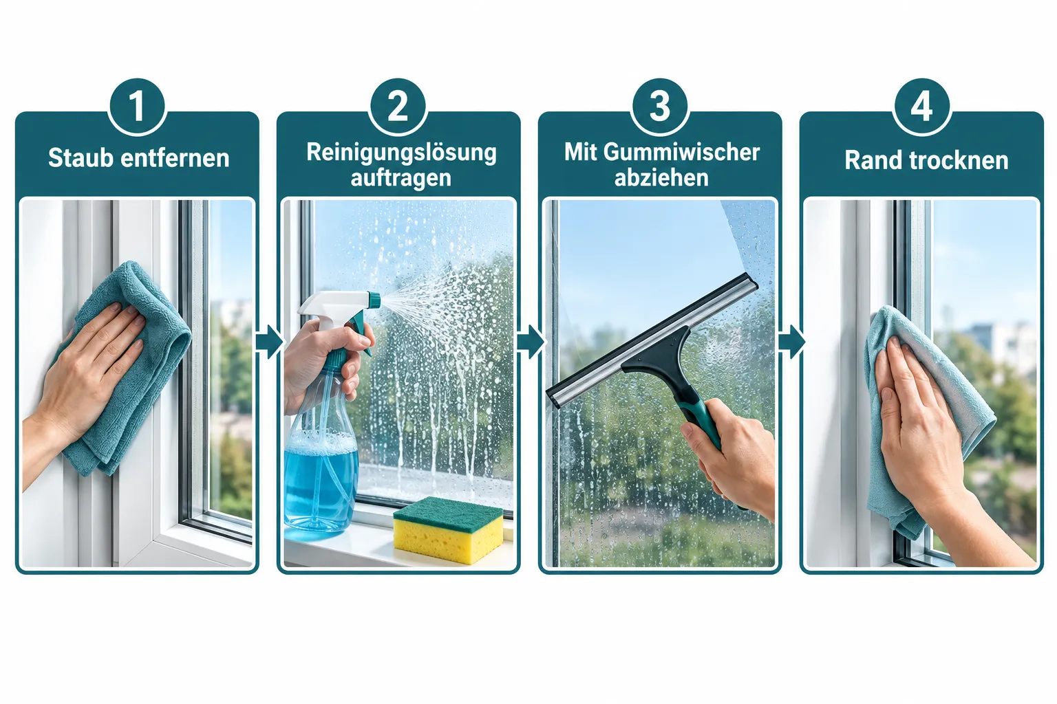 Die besten Methoden zum Fensterputzen ohne Streifen 1 Was ist die beste Methode, um Fenster streifenfrei zu putzen?