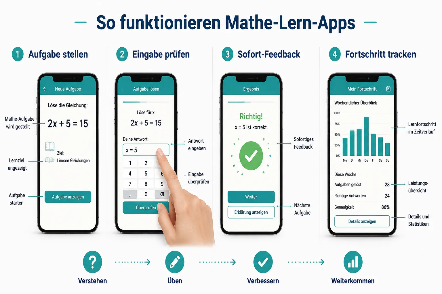 Die besten Mathe-Lern-Apps im Vergleich 1 Was ist eine Mathe-Lern-App und wie funktioniert sie?