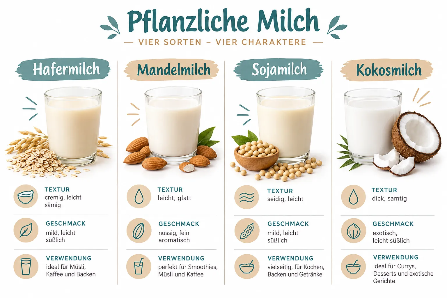 Was ist pflanzliche Milch und wie wird sie hergestellt?